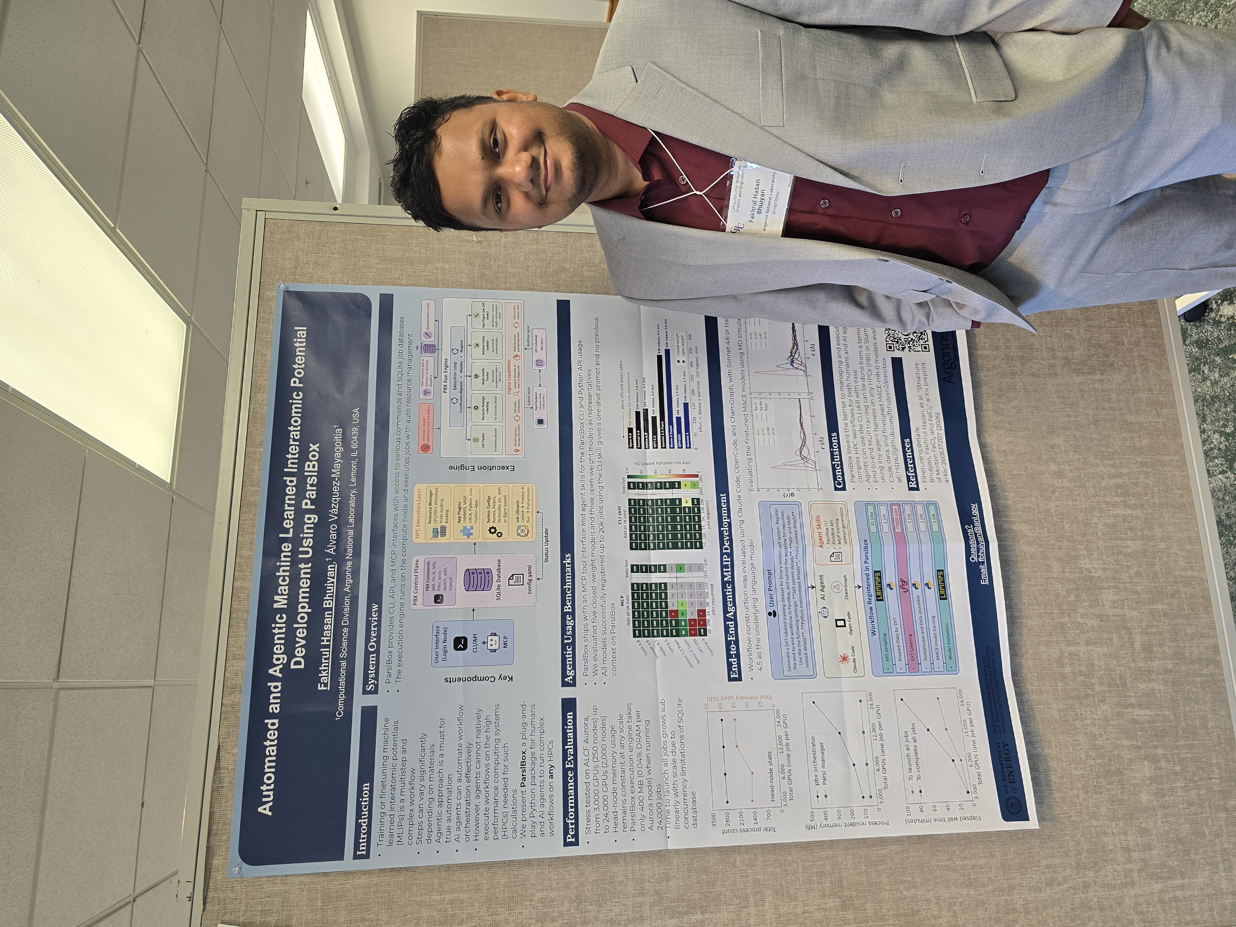 Fakhrul presenting at the 2026 Gordon Research Conference